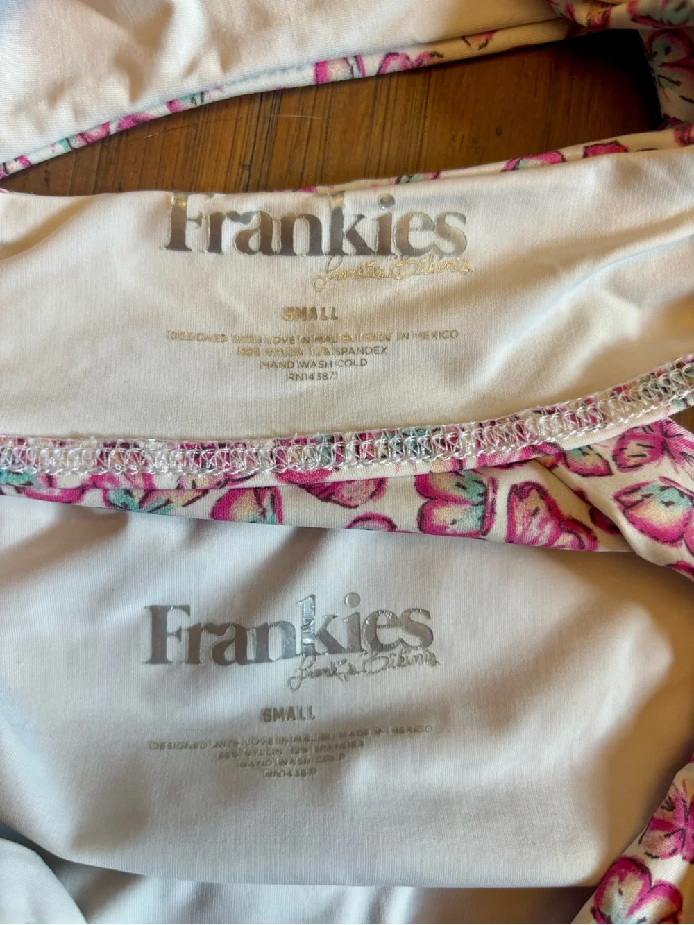 Frankie’s bikinis papillon butterfly bikini set